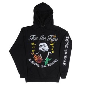 ROD WAVE Love Is War Black Hoodie